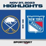 NHL Highlights | Sabres vs. Rangers - November 27, 2023