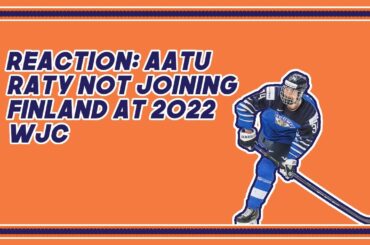 Reaction: Aatu Räty not joining Finland at WJC