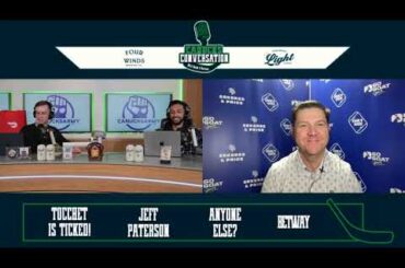 Jeff Paterson on Tocchet's handling of Kuzmenko, Suter injury setback, Canucks practice lines, Petey