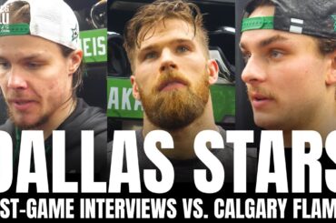 Miro Heiskanen, Wyatt Johnston & Jani Hakanpaa React to Dallas Stars Loss vs. Calgary Flames
