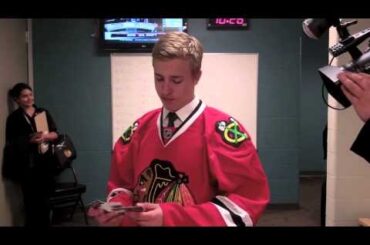 2012 NHL Draft Day Reactions with Teuvo Teravainen of the Chicago Blackhawks