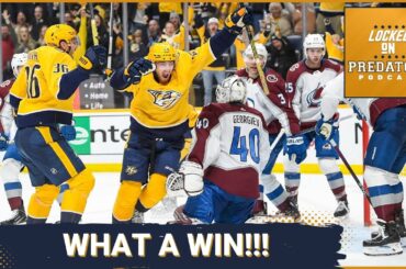 Nashville Predators Pull Off Record Setting Comeback Win Over Colorado Avalanche In Final Minute