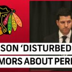 Blackhawks GM Kyle Davidson shares update on Corey Perry situation