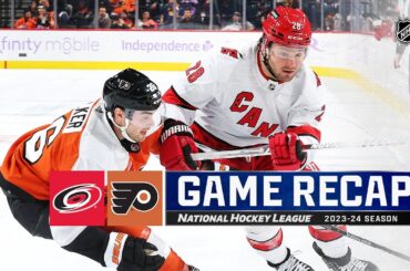 Hurricanes @ Flyers 11/28 | NHL Highlights 2023
