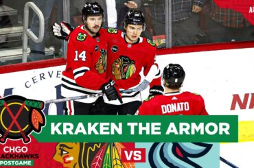 Chicago Blackhawks Defeat Seattle Kraken Amid Corey Perry's Dismissal | CHGO Blackhawks Postgame