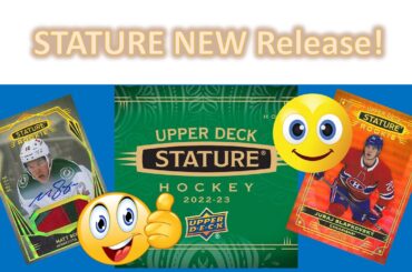 Fan Favorite NEW RELEASE! 2022-23 Upper Deck Stature Hockey