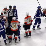 Simmonds catches unsuspecting Brown with hit to the head