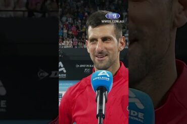 Novak delivers his verdict on cricket! 🏏👀#shorts  Wide World of Sports