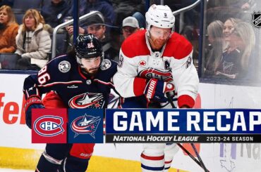 Canadiens @ Blue Jackets 11/29 | NHL Highlights 2023