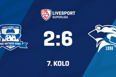 7. kolo | FBŠ Hummel Hattrick Brno - Navláčil PANTHERS OTROKOVICE 2:6