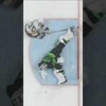 HE SAVED IT BY HIS TOENAILS?! 😱 #texashockey @budlight #jakeoettinger #oettinger