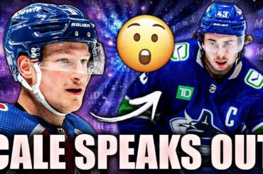 CALE MAKAR SPEAKS OUT ON QUINN HUGHES & THE NORRIS RACE (Vancouver Canucks, Colorado Avalanche News)