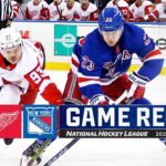Red Wings @ Rangers 11/29 | NHL Highlights 2023