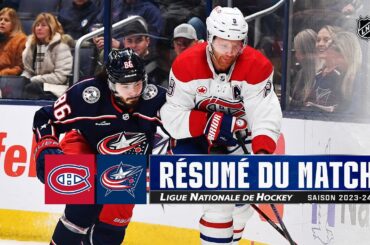 Canadiens vs Blue Jackets 29/11 | Faits saillants