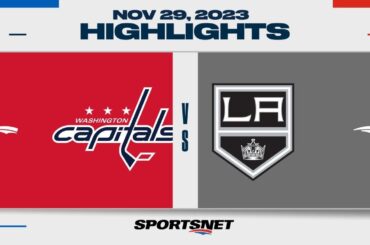 NHL Highlights | Capitals vs. Kings - November 29, 2023