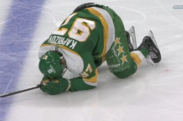 Все действия Капризова в матче с Рейнджерс. Разбили губу, после вышел и отдал голевую. 5 ноября 2023