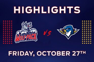10.27.2023 Hartford Wolf Pack vs. Springfield Thunderbirds