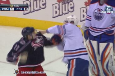 Jeff Petry vs Matt Calvert Mar 5, 2013