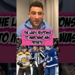 Biz was not pleased with the Leafs reaction to the Liljegren/Marchand situation.