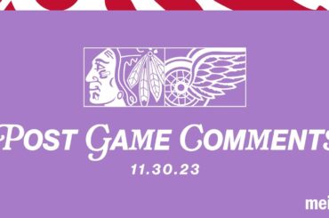 Alex Lyon, JT Compher, Derek Lalonde Post Game Comments | Nov. 30 vs CHI