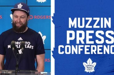 Jake Muzzin Pre Game | St Louis Blues at Toronto Maple Leafs | February 19, 2022