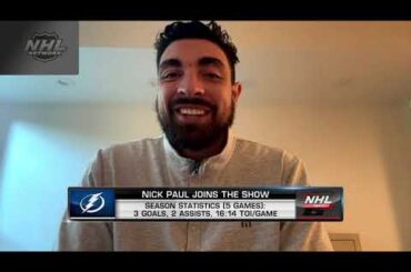 Nick Paul on Tampa's start to season and reinventing his game