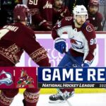 Avalanche @ Coyotes 11/30 | NHL Highlights 2023