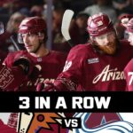Nick Bjugstad wins it for Arizona Coyotes in OT over Central Division-leading Colorado Avalanche