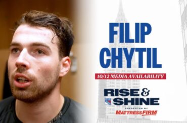 New York Rangers: Filip Chytil Pregame Media Availability | October 12, 2023