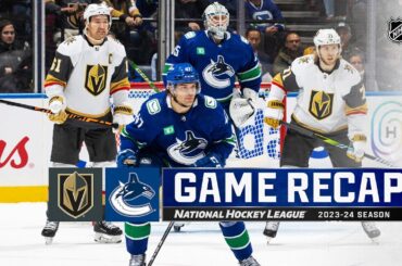 Golden Knights @ Canucks 11/30 | NHL Highlights 2023