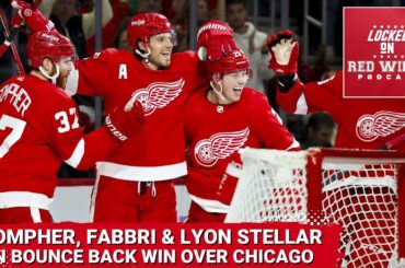 Alex Lyon, J.T. Compher & Robby Fabbri All Stellar in Bounce Back Win Over Chicago Blackhawks