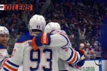 Derek Ryan of the Edmonton Oilers scores first goal of 2023 24 shorthanded vs Lightning 18-11-2023