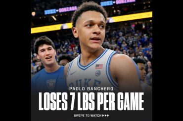PAOLO BANCHERO LOSES 7 POUNDS EVERY GAME?! 😮 | #Shorts