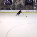 Kings Practice - Anze Kopitar post-practice drill #1 (1/16/13)