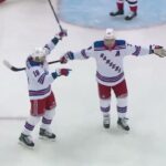 Artemi Panarin scores vs Devils and breaks Kvartalnov's record for Russians (18 nov 2023)