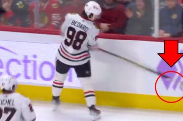 Connor Bedard totally SNAPPED from this