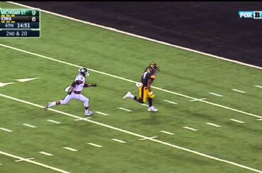 Beathard Hits Smith for 85-YD TD vs. Michigan State