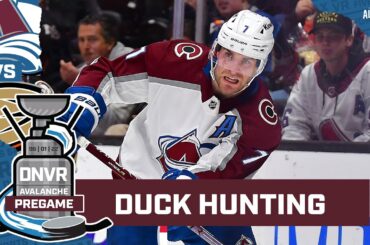 The Colorado Avalanche look to continue point streak against the Anaheim Ducks