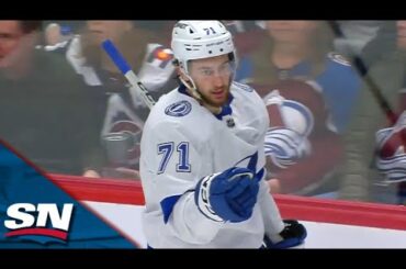 Lightning's Victor Hedman Sets Up Anthony Cirelli Breakaway Goal With Perfect Stretch Pass