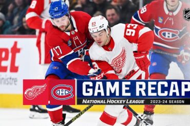 Red Wings @ Canadiens 12/2 | NHL Highlights 2023