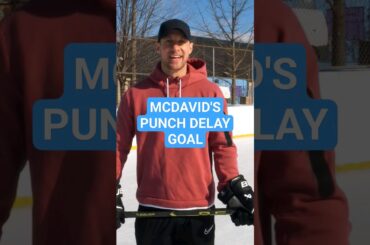 MCDAVID'S PUNCH DELAY GOAL #icehockey #coaching