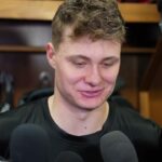 Tim Stützle, Mathieu Joseph, Anton Forsberg and D.J. Smith Postgame Availability vs SEA