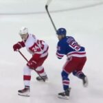 Klim Kostin's rougth stuff against Will Cuylle from Rangers (29 nov 2023)