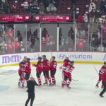 NJ Devils Defeat Buffalo Sabres 7-2 IN ARENA CAM End Of Game Celebration 11/25 #njdevils