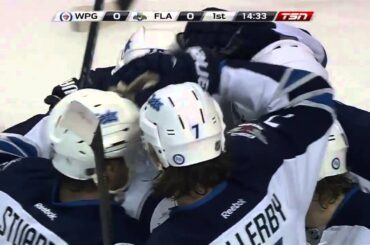 Andrew Ladd 1-0 Goal vs Panthers [Dec 5 2013]