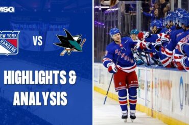 Panarin's Hat Trick Propels Rangers Over Sharks For Third Straight Win | New York Rangers