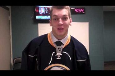 2012 NHL Draft Day Reactions with Zemgus Girgensons of the Buffalo Sabres