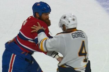 Gotta See It: Canadiens’ Benn and Sabres’ Gorges both land punches in tilt