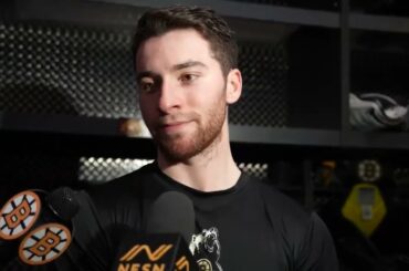 Jeremy Swayman: Brad Marchand is a "TRUE LEADER" | Bruins Postgame Interview