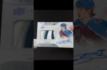 2020-21 Upper Deck The Cup Bowen Byram Exquisite Collection Rookie Auto Patch Horizontal!